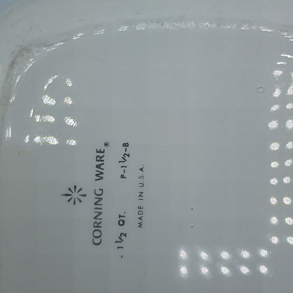 Corning Ware Blue Cornflower Small Casserole Dish With Lid 1.5 Quart P- 1 1/2 -B - Picture 5 of 8